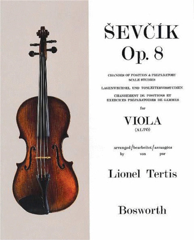 Sevcik - Viola Studies Op 8 Book