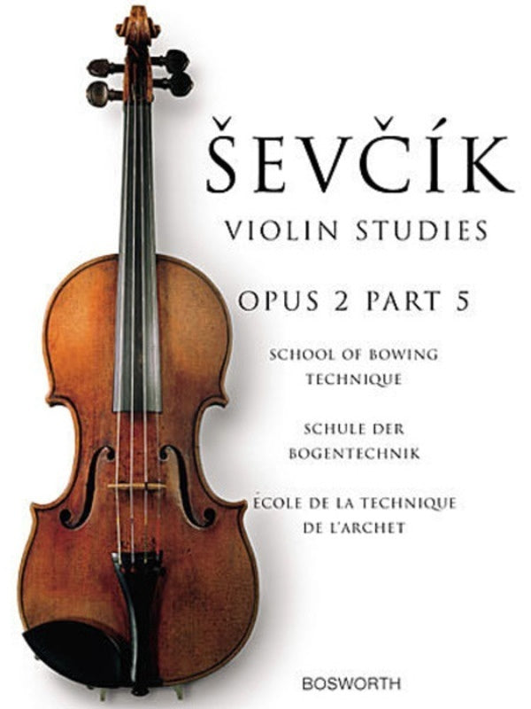 Sevcik Violin Studies Op 2 Part 5 Book (New Edition)