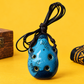 Mini Ceramic 6-Hole Ocarina with Neck Cord and Bag – Blue