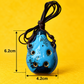 Mini Ceramic 6-Hole Ocarina with Neck Cord and Bag – Blue