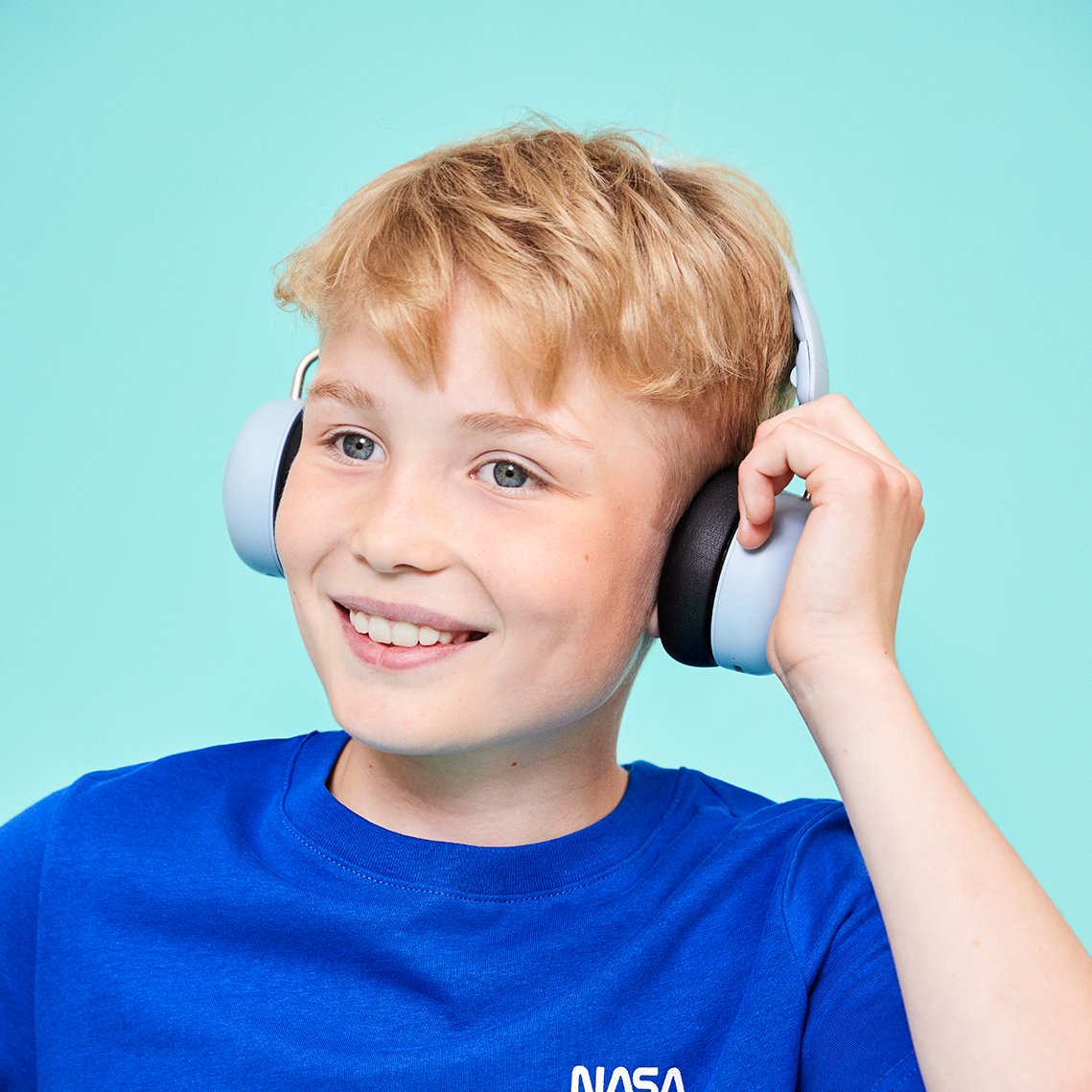 Kreafunk Kids Buzz Junior Bluetooth Headphones - Cloudy Blue