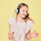 Kreafunk Kids Buzz Junior Bluetooth Headphones - Dusty Green
