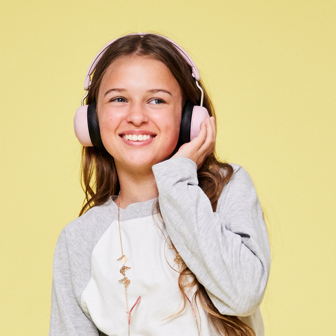 Kreafunk Kids Buzz Junior Bluetooth Headphones - Dusty Rose