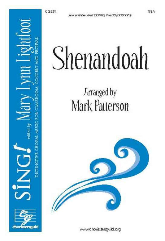 Shenandoah - SSA With Option Viola Vocal Sheet Music