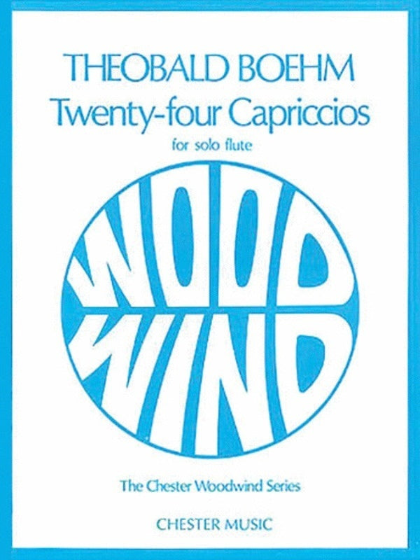 Boehm - 24 Caprices For Solo Flute Ed Wye