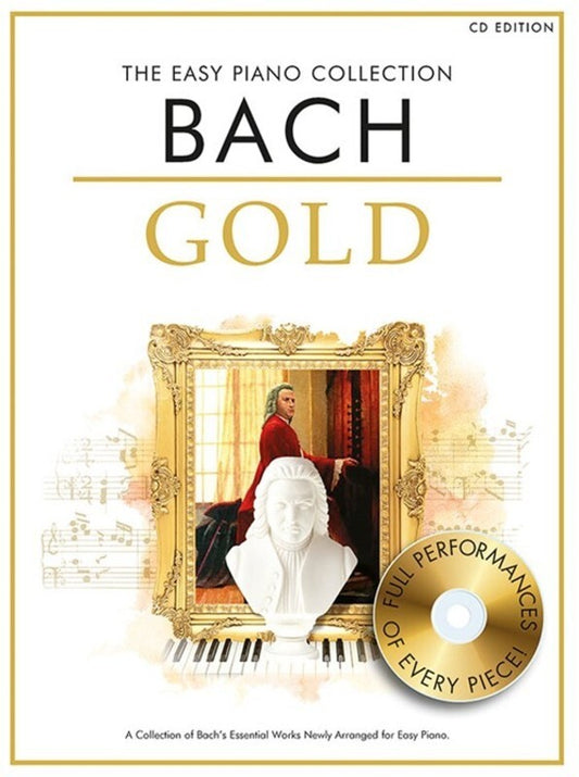 Easy Piano Collection Bach Gold Bk/Cd