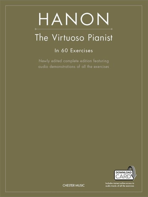 Hanon - The Virtuoso Pianist Bk/Download