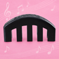 Sundry & Sound Co - Black Rubber 4/4 Violin Practice Mute (Reduce your Volume)