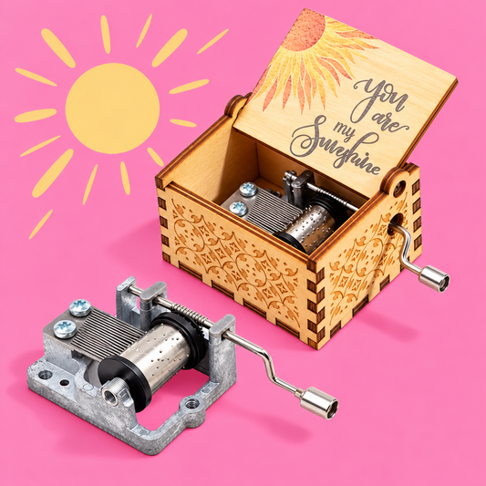 You Are My Sunshine Mini Music Box (Wooden)