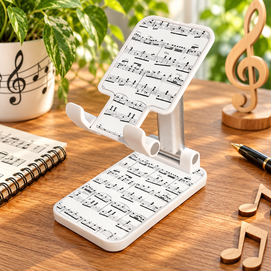 Adjustable Desktop Sheet Music Phone & Tablet Stand