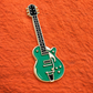 Green Gretch Style Guitar - Enamel Pin