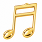 Double Note Mini Pin
