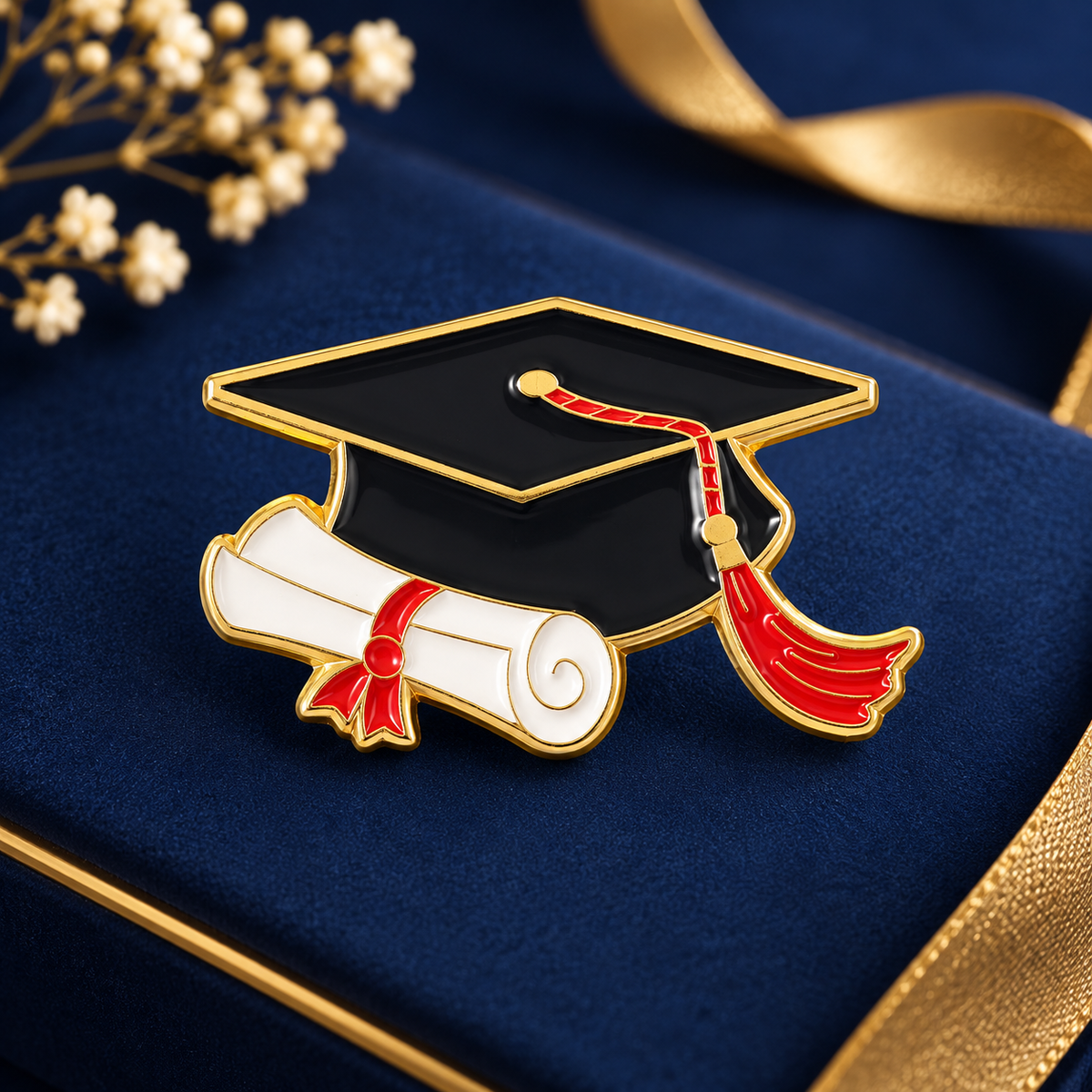 Graduation Cap- Enamel Pin