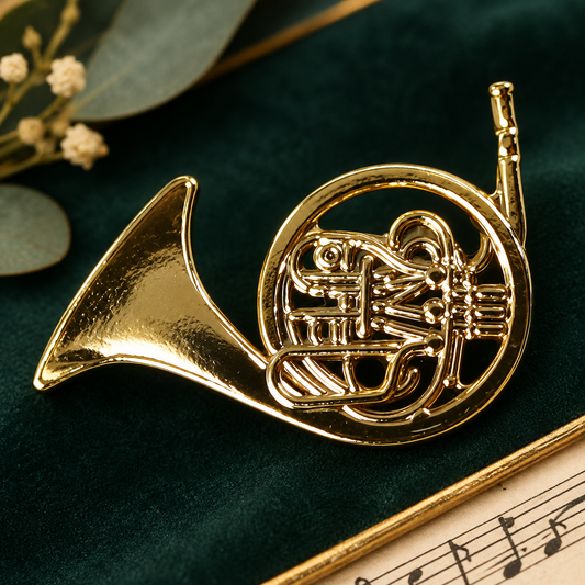 French Horn Mini Pin