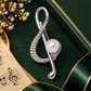 Silver Treble Clef Pearl Pin