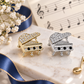 Silver Rhinestone Grand Piano Mini Pin