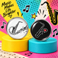 Saxophone Mini Glass Pin Set (2 Piece)