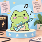 The Hop Tones - 5 Piece Frog Enamel Pin Set