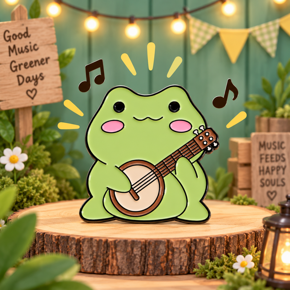 The Hop Tones - 5 Piece Frog Enamel Pin Set