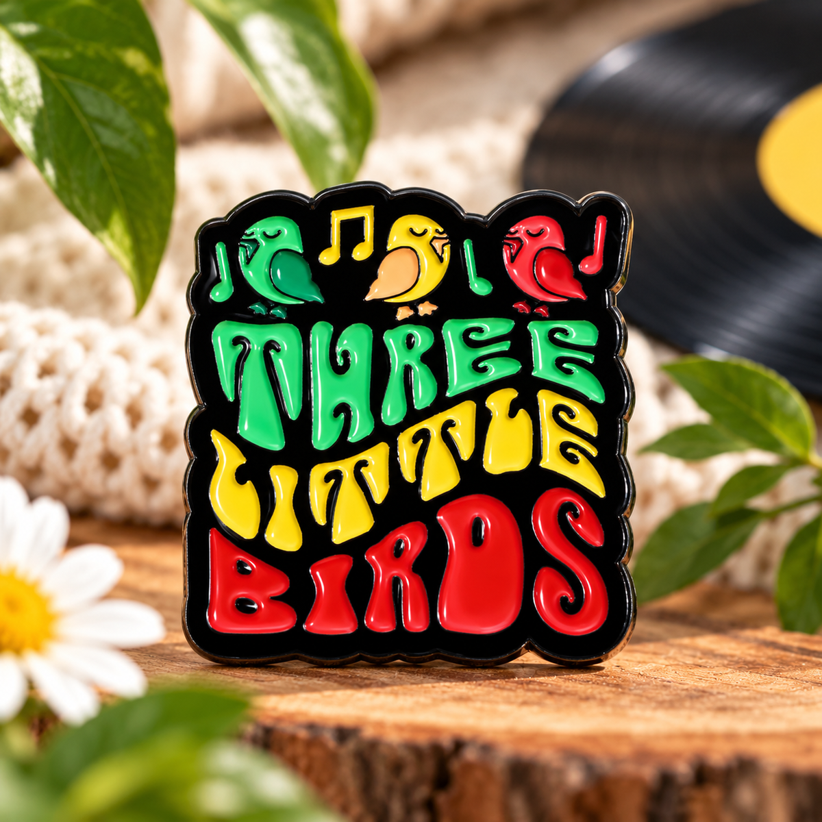 Three Little Birds - Enamel Pin