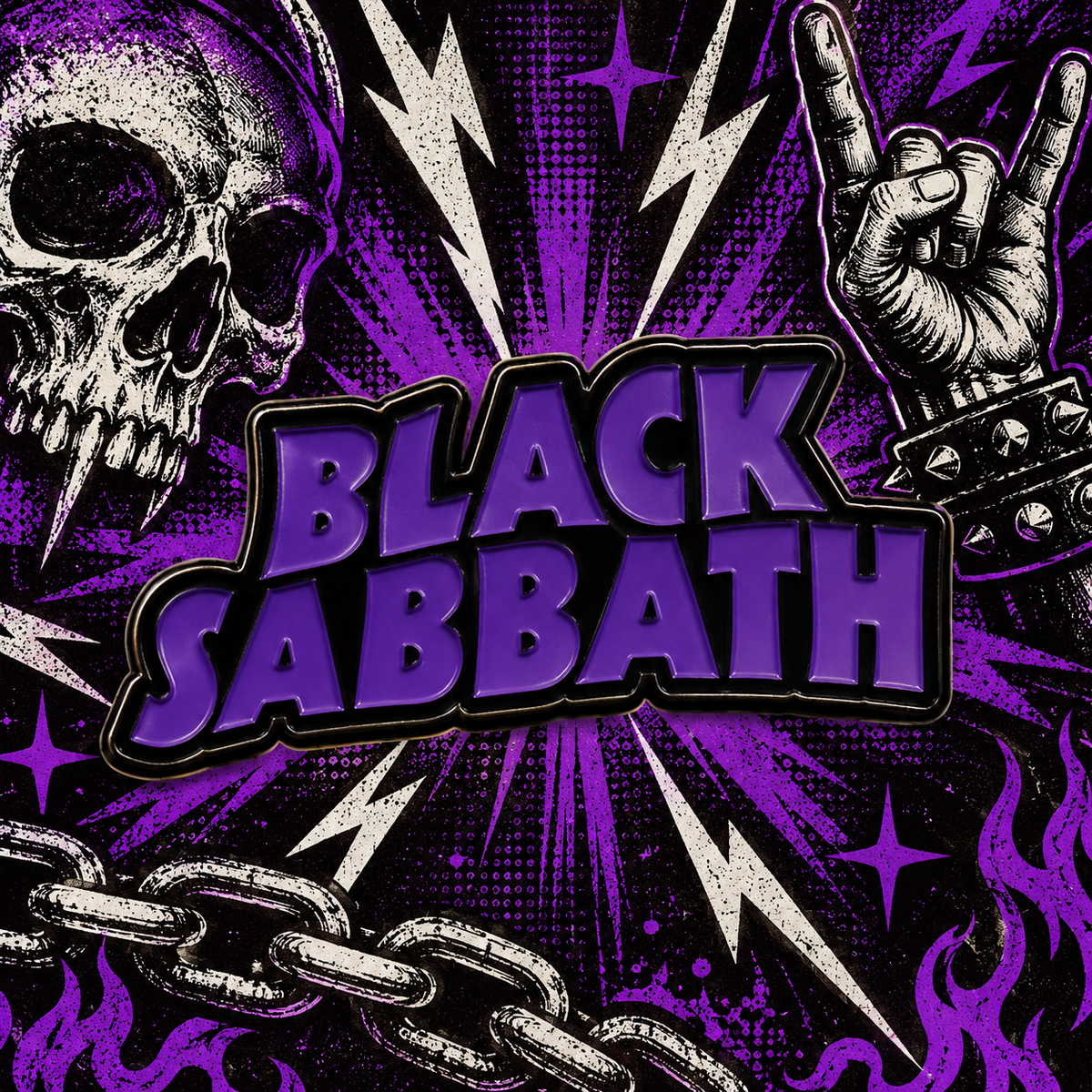 Black Sabbath - Enamel Pin