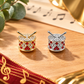 Gold Rhinestone Snare Drum Mini Pin