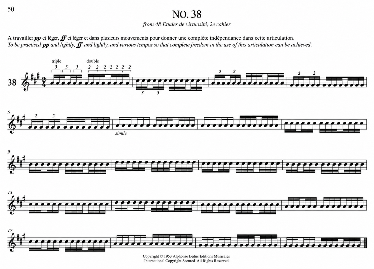 Marcel Moyse - Selected Excercises and Etudes for Flute Book
