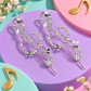 Silver Rhinestone and Butterly Treble Clef Hair Pin (2 Pack)