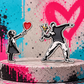 Banksy Enamel Pin Set (2 Piece)