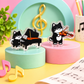 Musical Cats - Sheet Music Clips (Piano and Violin Set)