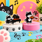 Musical Cats - Sheet Music Clips (Piano and Violin Set)