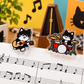 Musical Cats - Sheet Music Clips (Guitar and Drums Set)