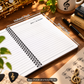 A5 Flute and Heart Spiral Notebook (100 Pages)