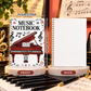 A5 Grand Piano Spiral Notebook (100 Pages)