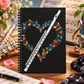 A5 Flute and Heart Spiral Notebook (100 Pages)