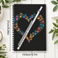 A5 Flute and Heart Spiral Notebook (100 Pages)