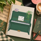 A5 Retro Green Upright Piano Spiral Notebook (100 Pages)