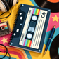 A5 Vintage Cassette-Style Notebook (60 Pages)