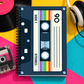 A5 Vintage Cassette-Style Notebook (60 Pages)