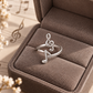 Silver Treble and Note Adjustable Ring