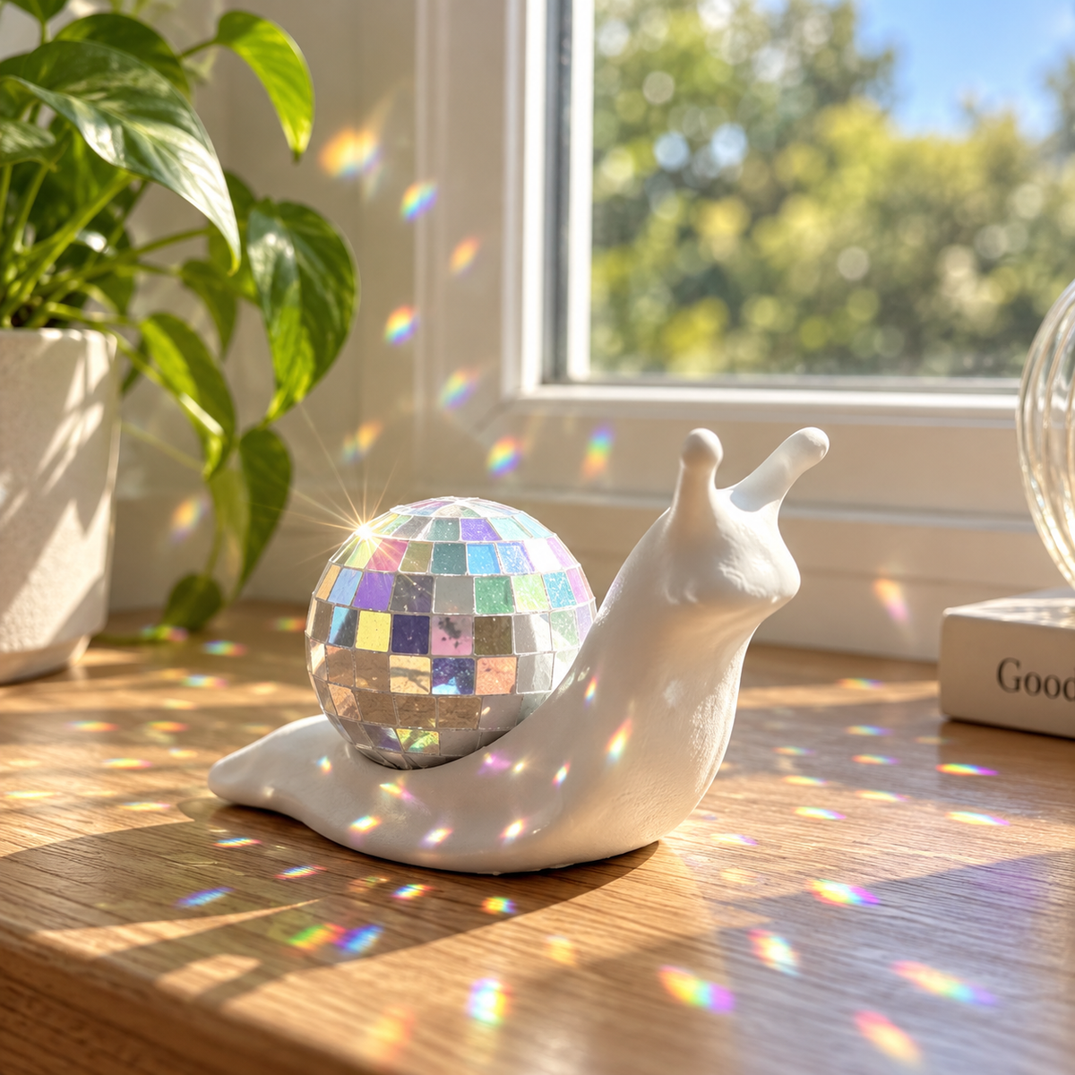 Suncatcher Disco Ball Snail