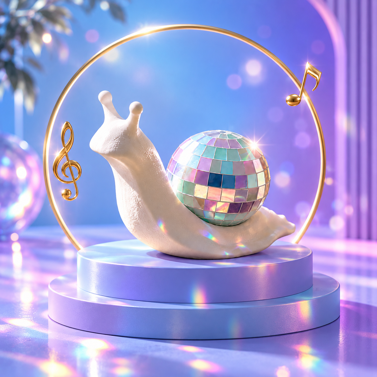 Suncatcher Disco Ball Snail