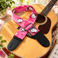 Kitty Pink Guitar Strap