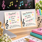 Music Notes Self-Adhesive Square (50 Sheets)