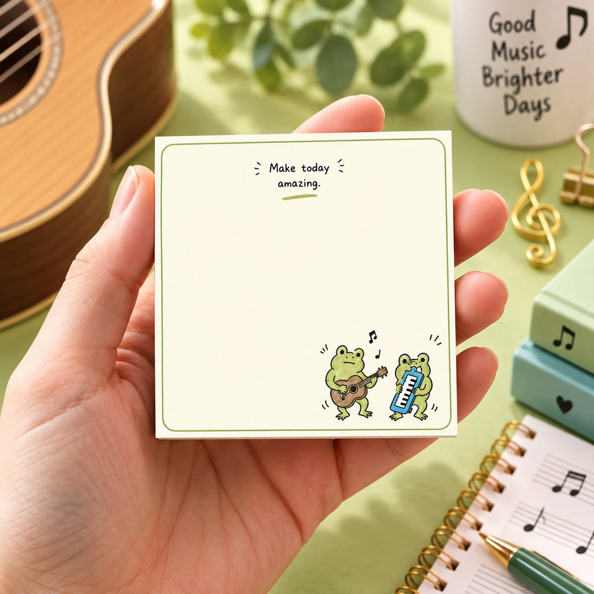 Make Today Amazing Memo Pad Music Squares (50 Sheets)