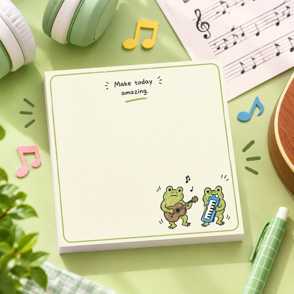 Make Today Amazing Memo Pad Music Squares (50 Sheets)