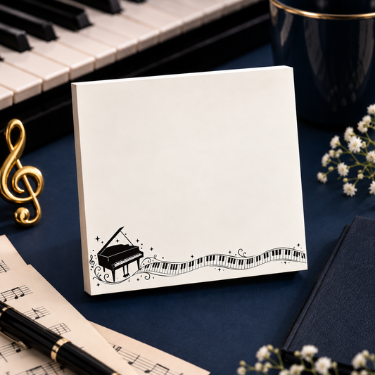 Piano Memo Pad Music Squares (50 Sheets)