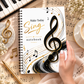 A5 Make Today Sing Sprial Music Notebook (100 Pages)