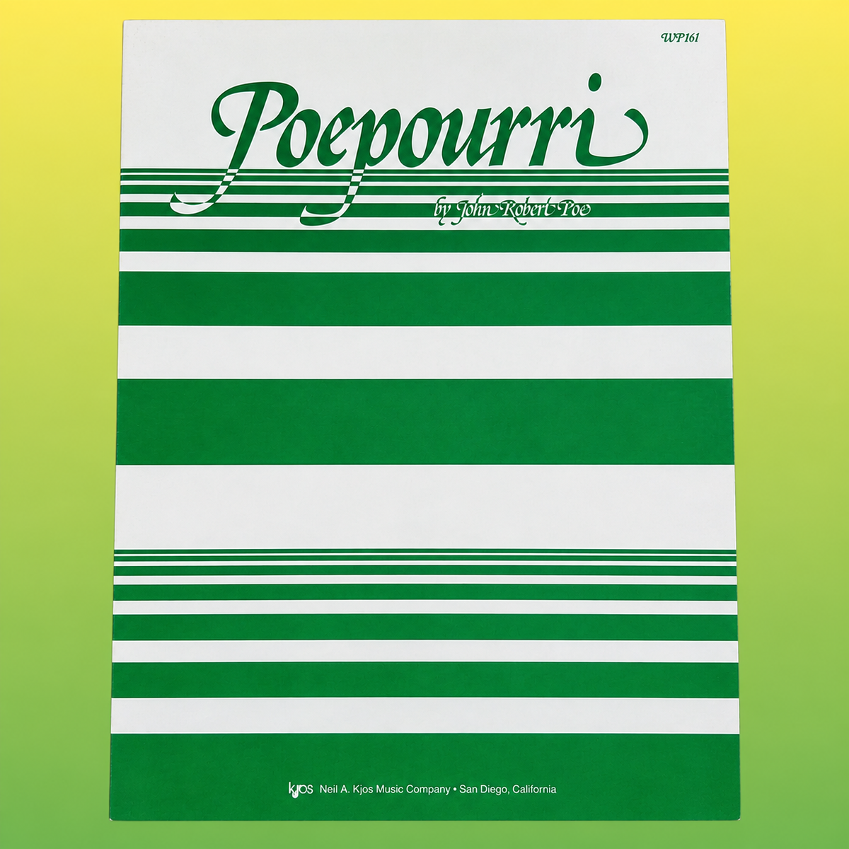 John Robert Poe  - Poepourri For Piano Book