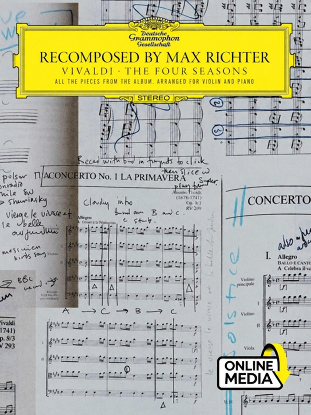 Recomposed By Max Richter Four Seasons Violin/Piano Book